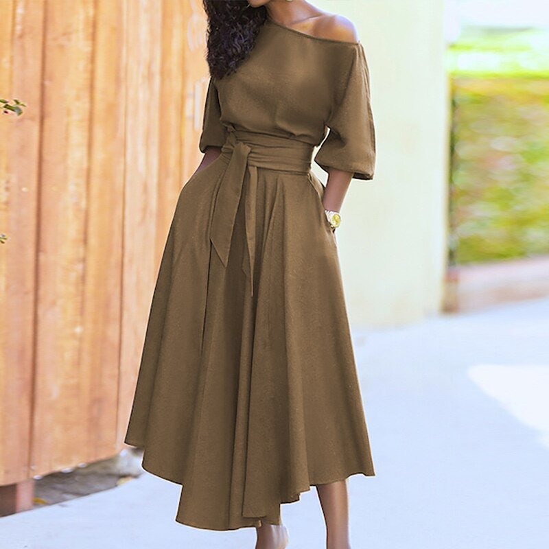 Vellura – Fließendes A-Linien-Kleid Damen