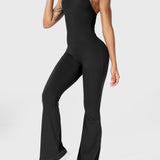 Serafina - Rückenfreier Flare-Jumpsuit