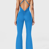 Serafina - Rückenfreier Flare-Jumpsuit