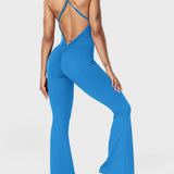 Serafina - Rückenfreier Flare-Jumpsuit