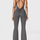 Serafina - Rückenfreier Flare-Jumpsuit