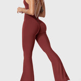 Serafina - Rückenfreier Flare-Jumpsuit