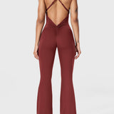 Serafina - Rückenfreier Flare-Jumpsuit