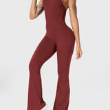 Serafina - Rückenfreier Flare-Jumpsuit