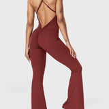 Serafina - Rückenfreier Flare-Jumpsuit