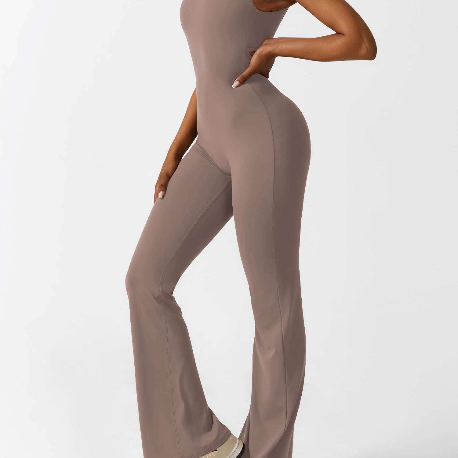 Sienna - Rückenfreier Flare-Jumpsuit