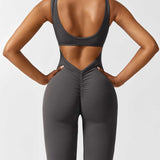 Sienna - Rückenfreier Flare-Jumpsuit