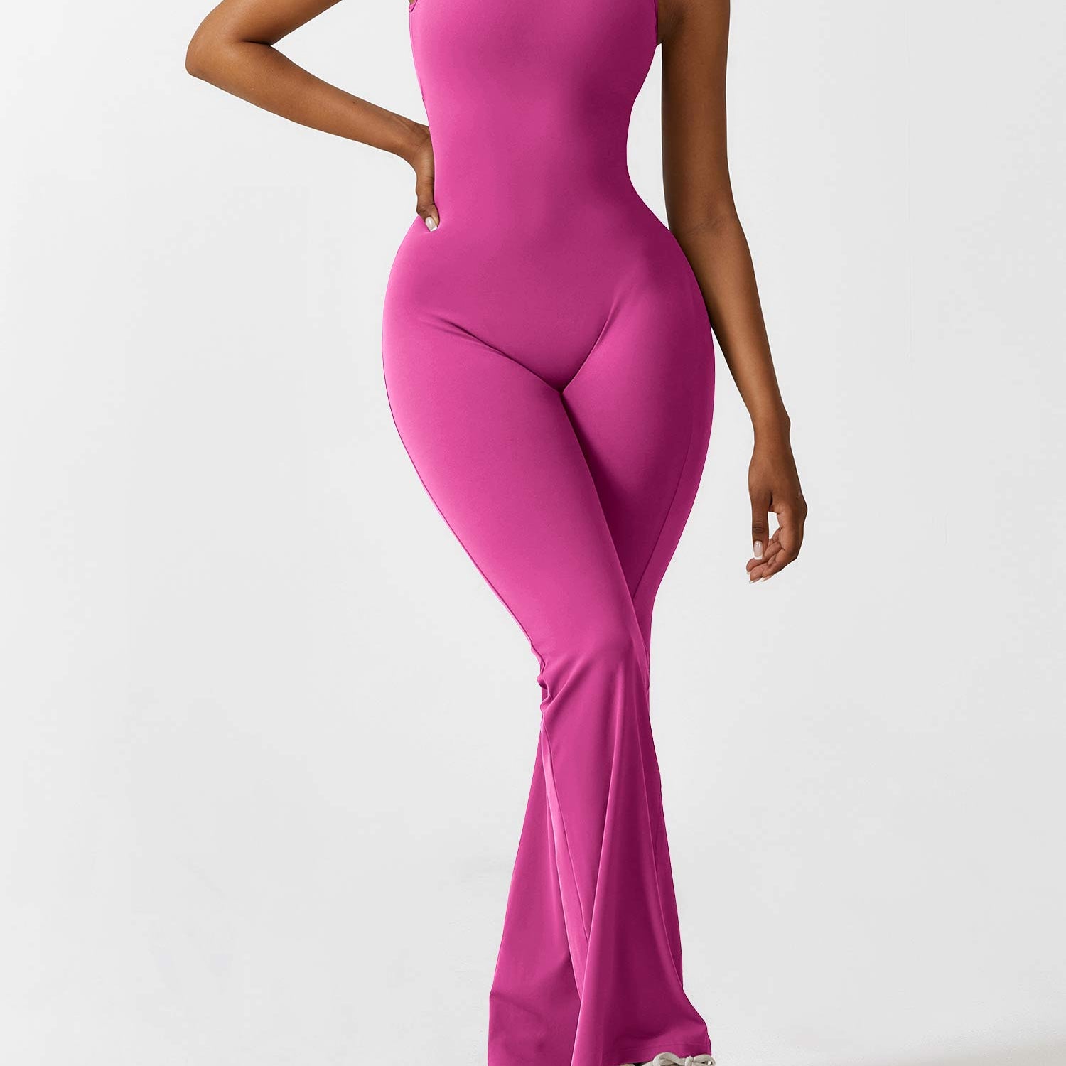 Sienna - Rückenfreier Flare-Jumpsuit