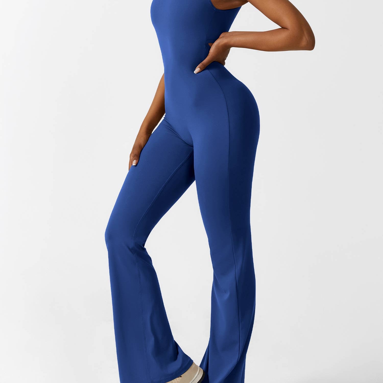 Sienna - Rückenfreier Flare-Jumpsuit