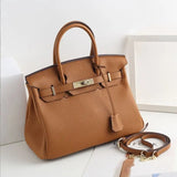 Lily - Gesteppte Lederhandtasche