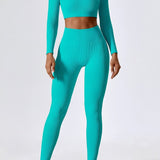 Zahara - Nahtloses Zweiteiliges Sport-Set