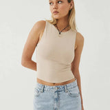 Nadja – Ärmelloses Crop-Top