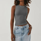 Nadja – Ärmelloses Crop-Top